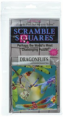 B Dazzle Dragonflies Scramble Squares 9 Piece Puzzle