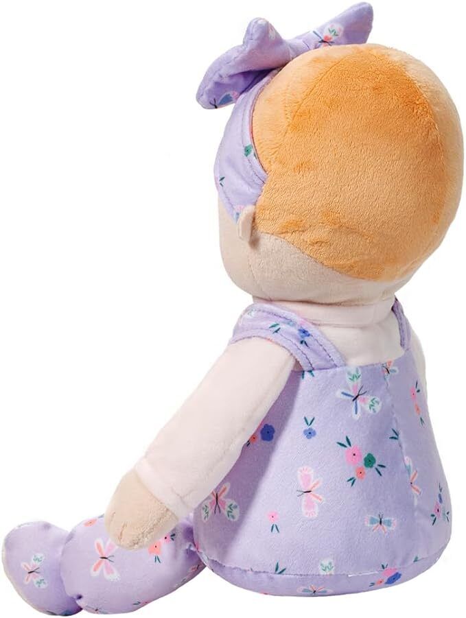 Douglas Toys Willa Butterfly Flower Soft Blonde Doll Plush Stuffed Toy, 13 inch
