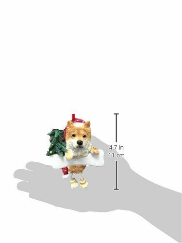 Shiba Inu Ornament "Dangling Legs" Hand Painted and Easily Personalized