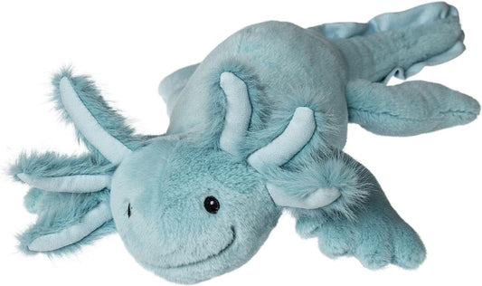 Mary Meyer Blue Axolotl Stuffed Animal Soft Toy, 14-Inches, Blue Wiggles