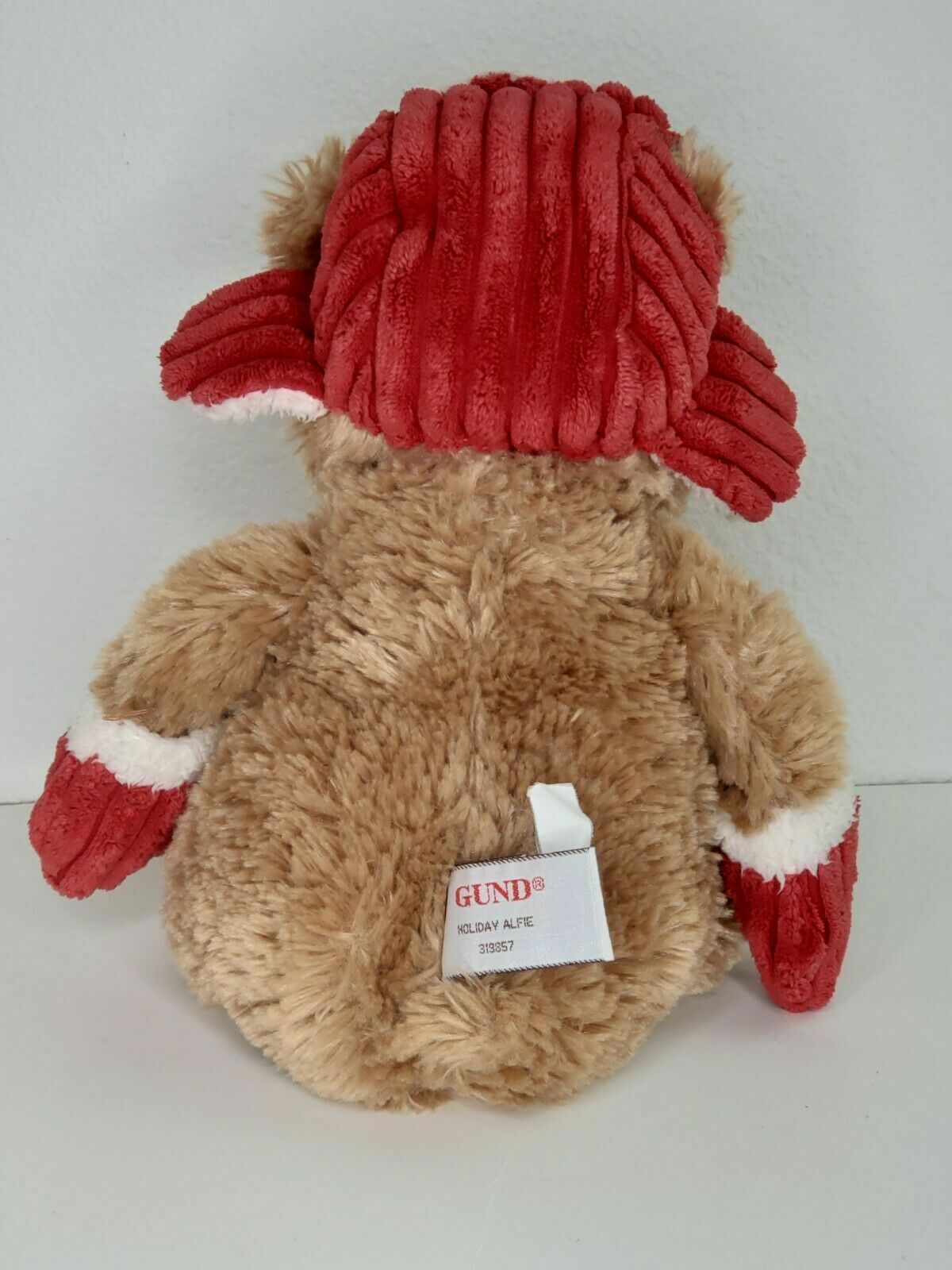 Gund Holiday Alfie Teddy Bear with Hat and Mittens Plush Stuffed Animal Toy, 13"