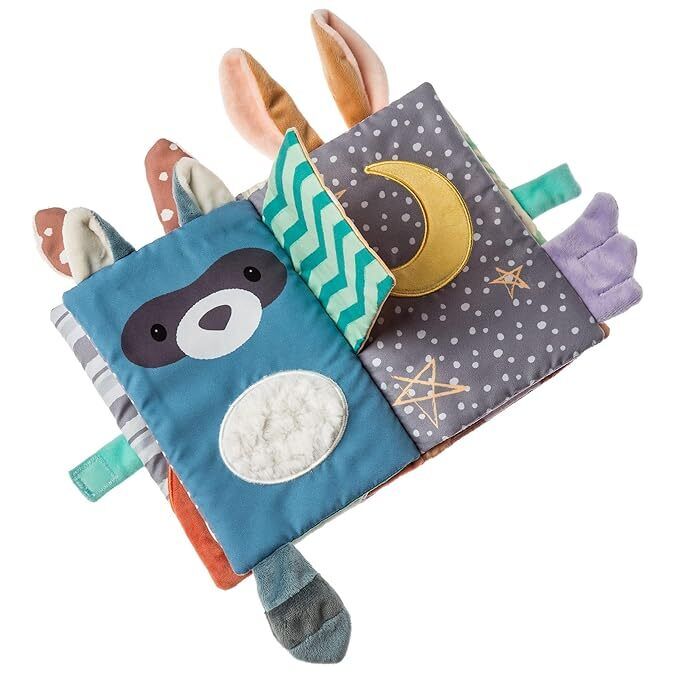 Mary Meyer Cuddlebook Soft Cloth Book Baby Toddler Activity, Leika Friends