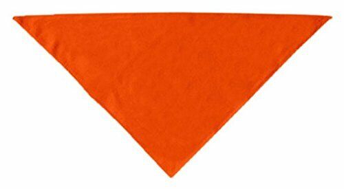 Dog Supplies Plain Bandana Orange Small