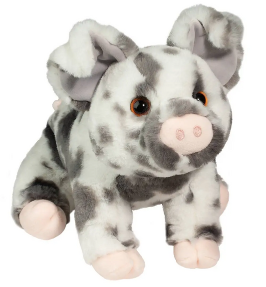 Douglas Zoinkie Soft Spotted Pig Softie Plush Stuffed Animal, 8"