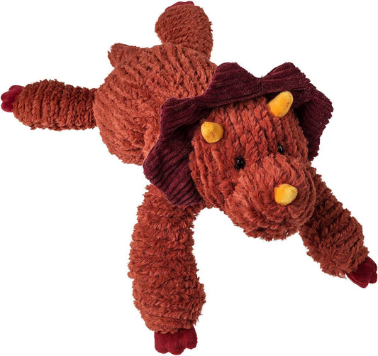 Mary Meyer Cozy Toes Stuffed Animal Soft Toy, 17-Inches, Dinosaur Triceratops