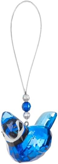 Ganz Crystal Expressions Hanging Blue Jay Bird Ornament, 2 1/2"