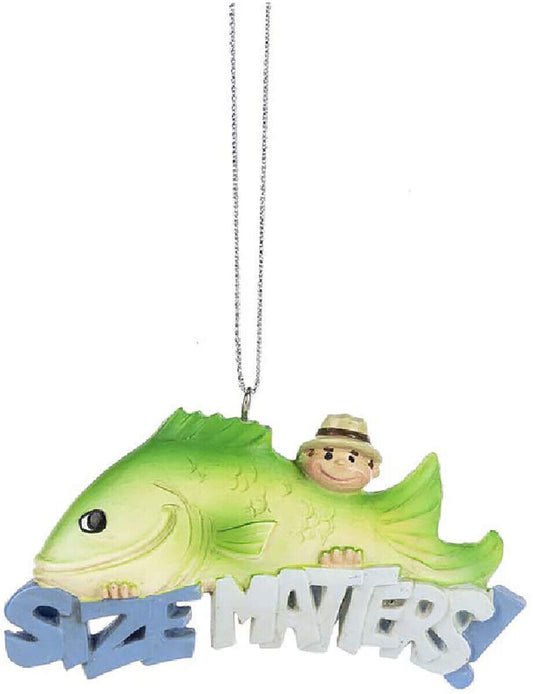 Midwest-CBK S'Mores Fish Size Matters Resin Decorative Holiday Ornament