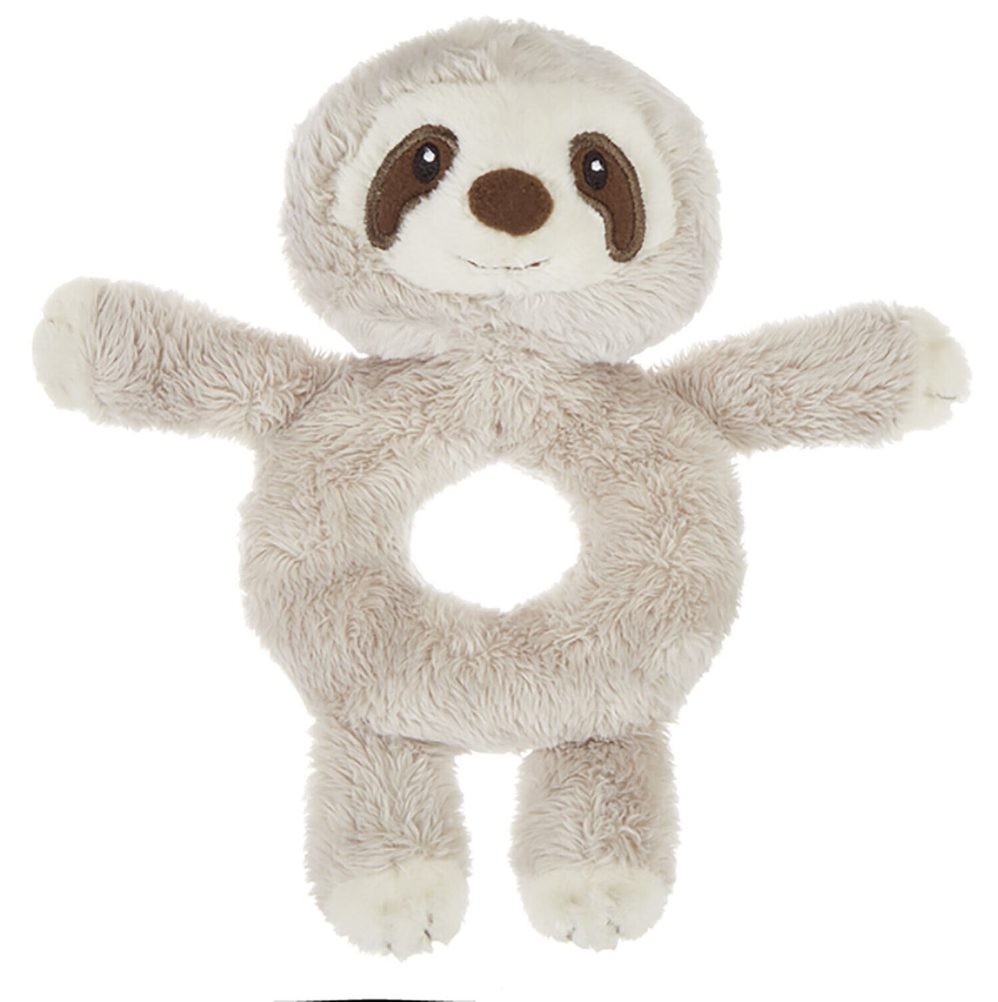 Ganz Dawdles Sloth Plush Rattle, 7"