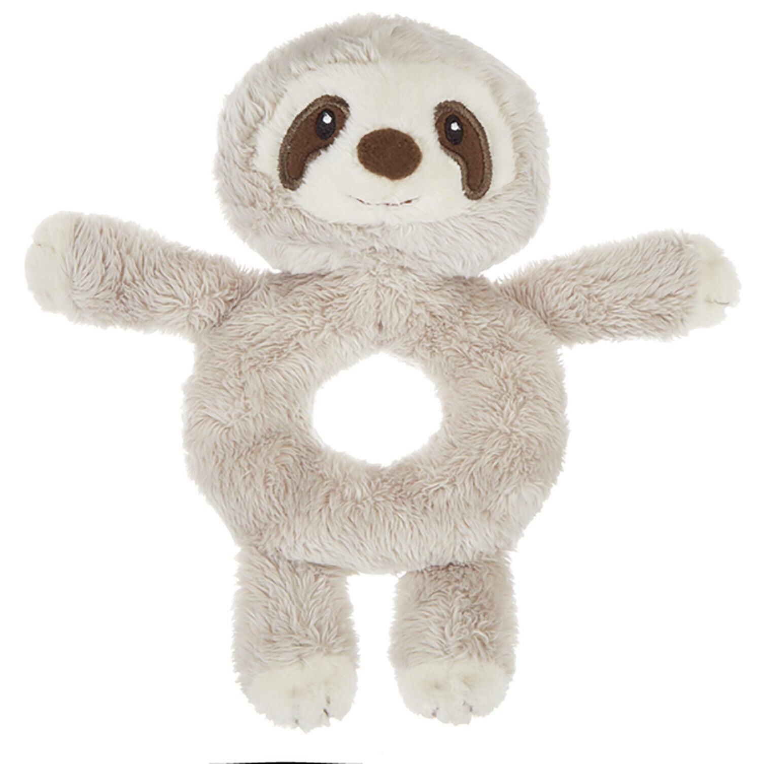 Ganz Dawdles Sloth Plush Rattle, 7"