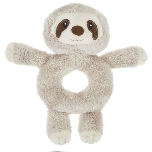 Ganz Dawdles Sloth Plush Rattle, 7"