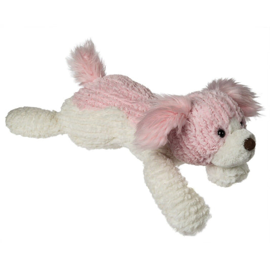Mary Meyer Cozy Toes Stuffed Animal Soft Toy, 17-Inches, Pinky Puppy