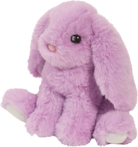 Douglas Toy Bright Colors Mini Bunny Soft Plush Stuffed Animal, Purple, 6 in