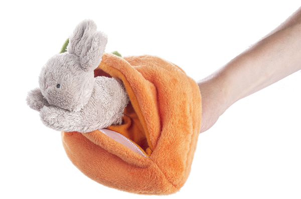 Baby Ganz Bunny and Carrot Learn and Grow Peekaboo & Counting Plush, 4-Pc Set