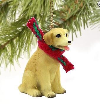 Conversation Concepts - Yellow Lab (Labrador Retriever) with Scarf Ornament