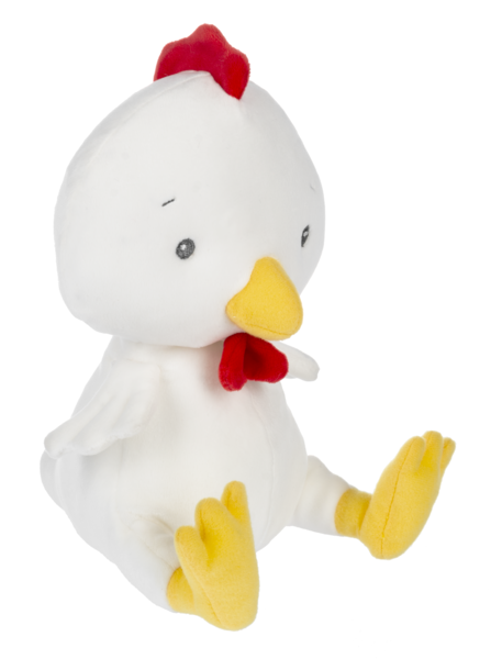 Baby Ganz Cuddle-Me Chicken with Rattle Plush Stuffed Animal Toy, 9"