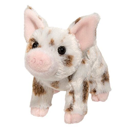 Douglas 1540 YOGI the PIG w BROWN SPOTS Plush Stuffed Animal Toy,(small), 7"