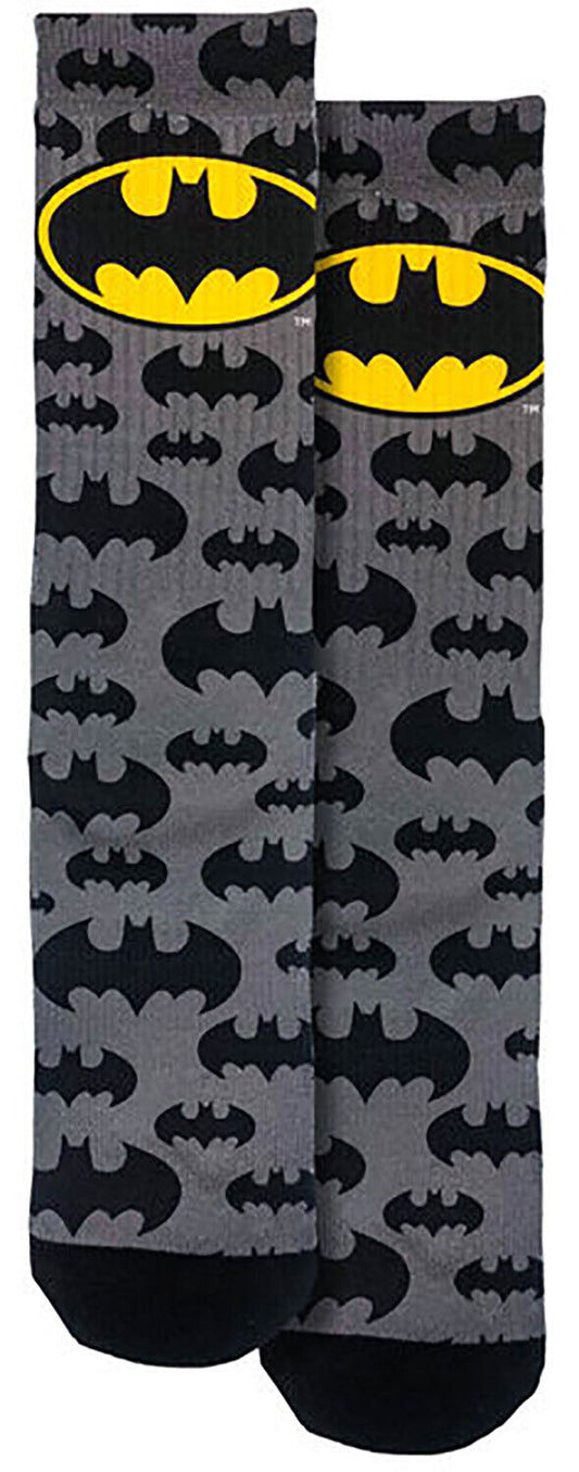 Spoontiques Fun Crew Socks, One Size Fits Most - Batman Logo