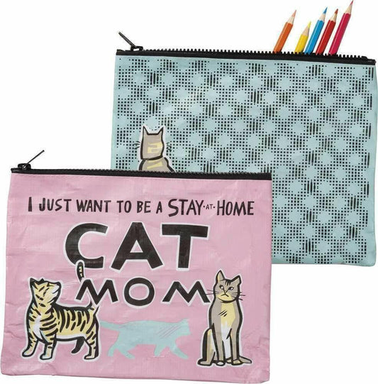 Primitives By Kathy Zipper Pouch - Stay At Home Cat Mom