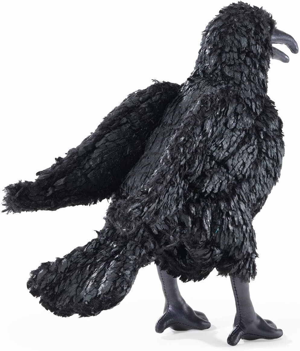 Folkmanis Crow Hand Puppet, 11"