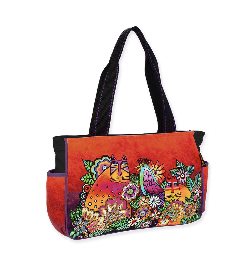 Sun'N'Sand Laurel Burch Large Chant D'Oiseau Medium Tote Bag, 15" x 4" x 10"