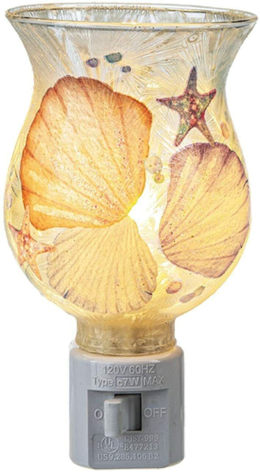 Ganz ME178393 Seashell Night-Light, Glass and Electrical