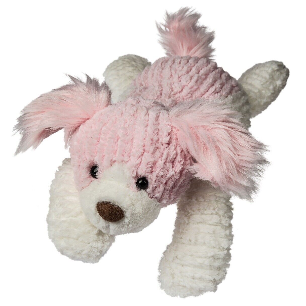 Mary Meyer Cozy Toes Stuffed Animal Soft Toy, 17-Inches, Pinky Puppy