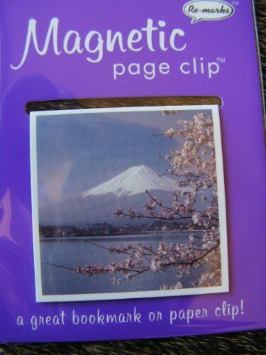Travel Destinations Mount Fuji Single Magnetic Page Clip Bookmark By Re-marks
