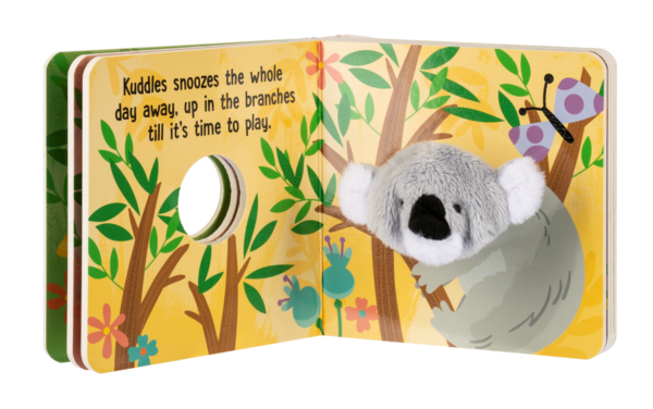 Baby Ganz Kuddles Koala Finger Puppet Board Book, Ages 0+