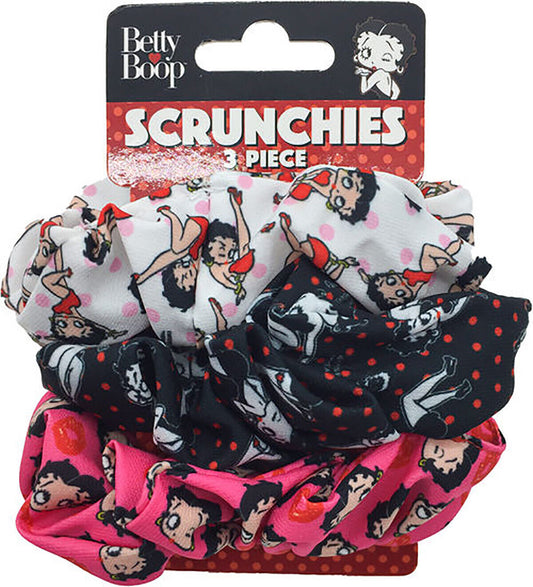 Spoontiques Betty Boop Hair Scrunchies (3-Pack)