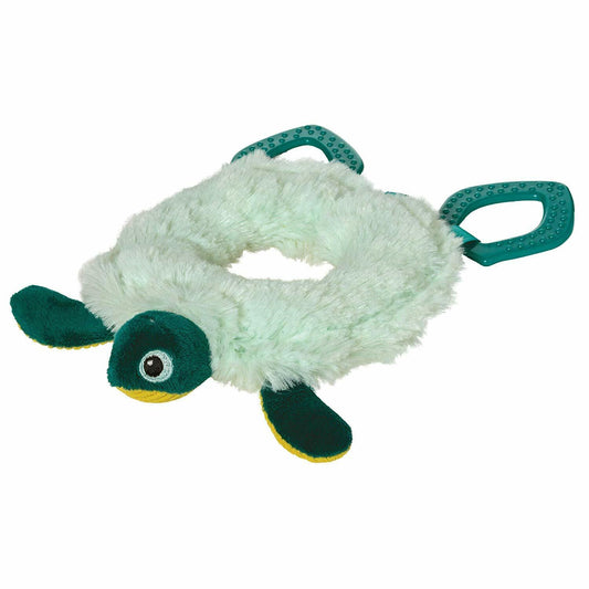Manhattan Toy Theo Turtle Baby Toy Ring Rattle with Textured Teethers