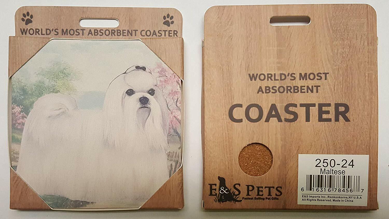 Maltese Tabletop Drink Coaster (1)