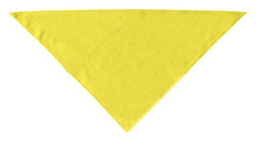 Dog Supplies Plain Bandana Yellow Small