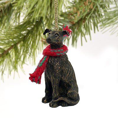 Greyhound Brindle Original Ornament