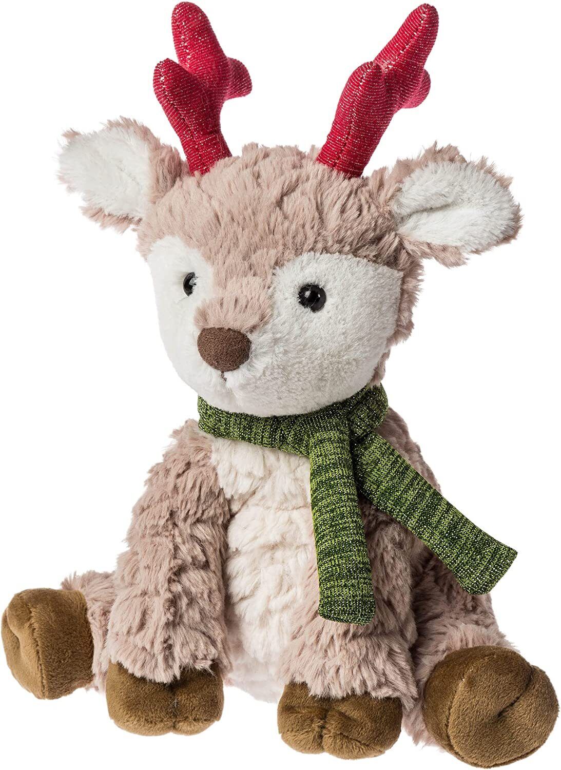 Mary Meyer Stuffed Animal Soft Toy, Putty Sleighbells Reindeer – 11″ sitting