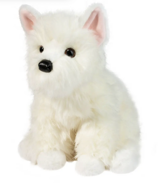 Douglas Toys Walt Westie Plush Stuffed Animal Toy, 11" Sitting