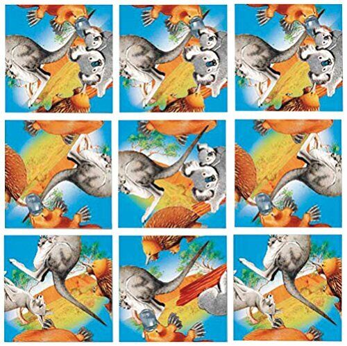 B Dazzle Australian Wildlife Scramble Squares 9 Piece Puzzle