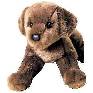 Douglas Toys  Plush Stuffed Animal CC Bean Chocolate Lab 12"