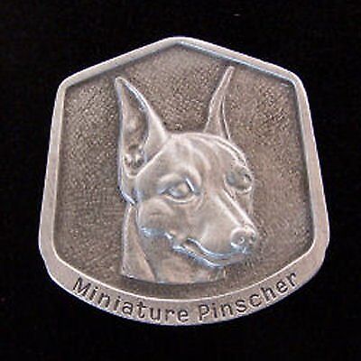Miniature Pinscher Fine Pewter Dog Breed Ornament