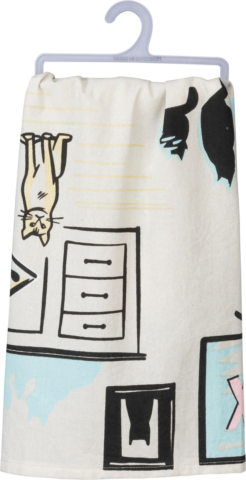 PBK I Just Want to Be a Stay at Home Cat Mom Kitchen Dish Towel Cotton