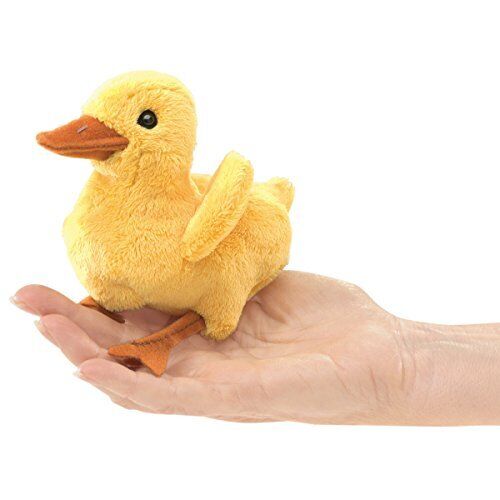 Folkmanis Mini Duckling Finger Puppet Plush