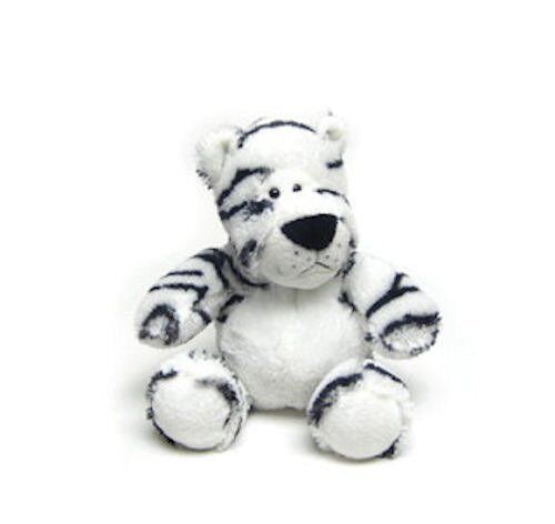 Wishpets Sitting Potbelly White Tiger Plush Stuffed Animal Toy, 7"
