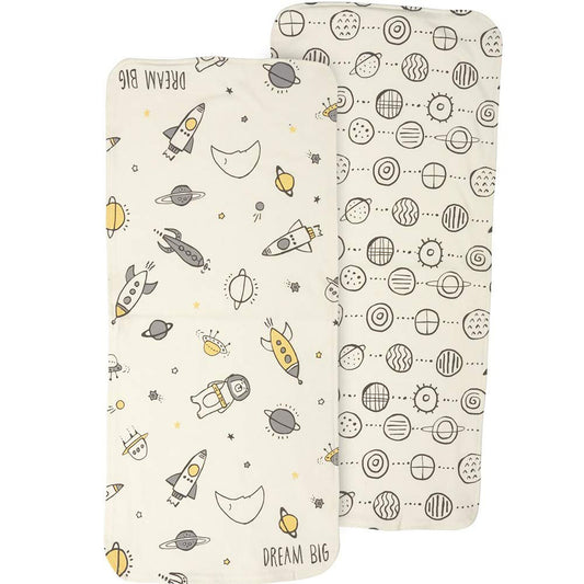 Primitives by Kathy Burp Cloth Set of 2 - Dream Big, 8" x 18"