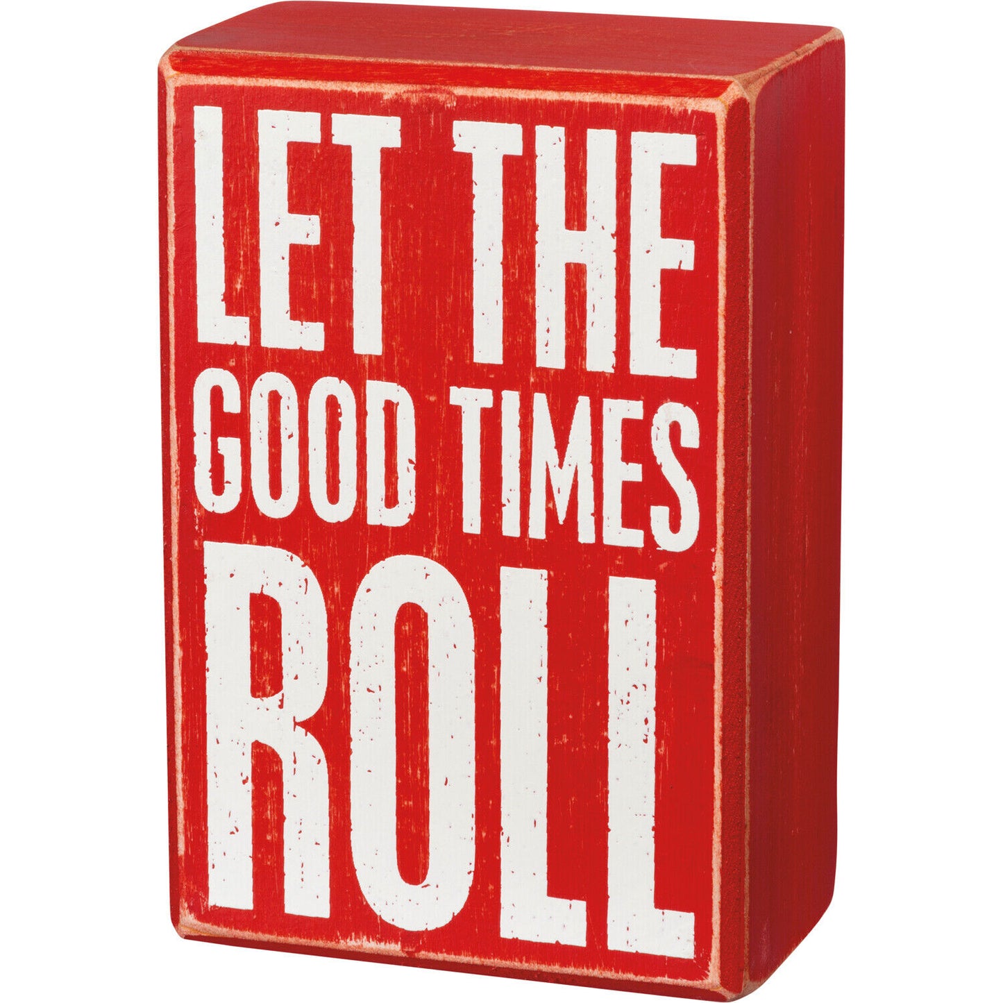 Primitives by Kathy Box Sign & Sock Set - Let The Good Times Roll Giftable Set
