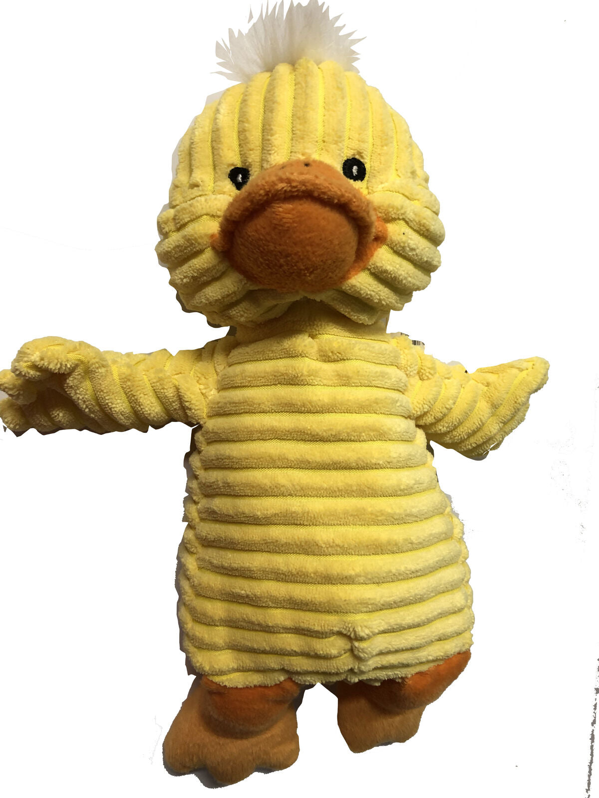 Kordy Jr Yellow Duck Plush Stuffed Animal Toy, 12" by Unipak