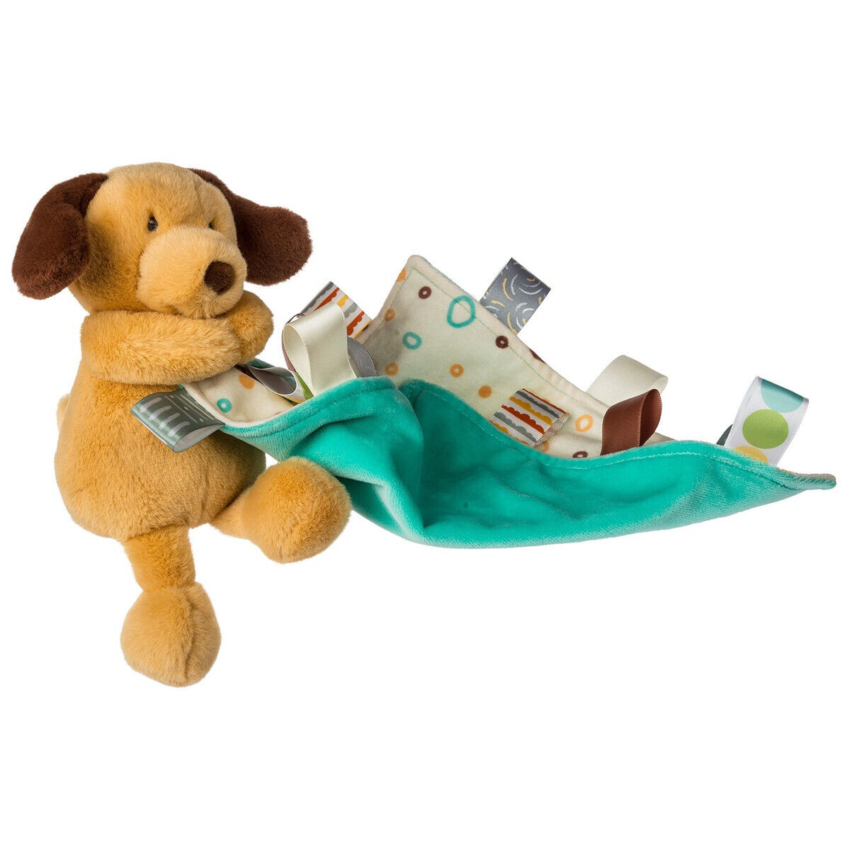 Taggies Cuddlebud Lovey Security Blanket, 9 x 9-inches, Puppy