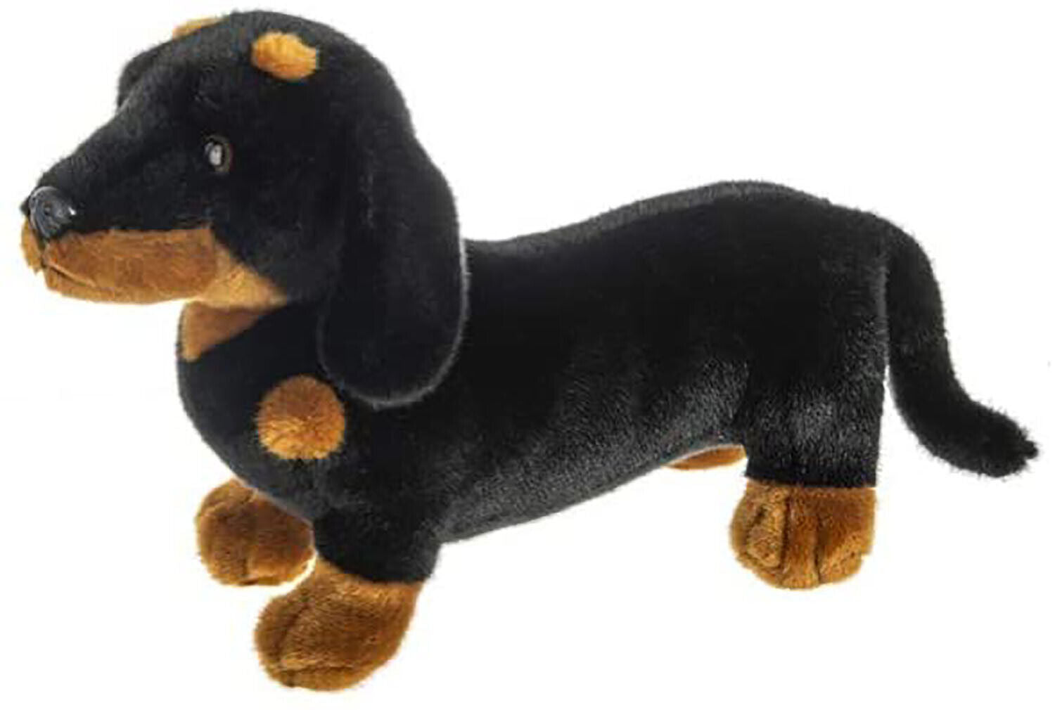 Ganz H14819 Heritage Collection[TM] Dachshund Plush Toy, 12-inch Length, Black