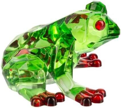 Ganz Crystal Expressions Green Tree Frog Figurine, 3.25"