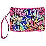 Bamboo Trading Company Clutch, Lotus Collage Flower Purse