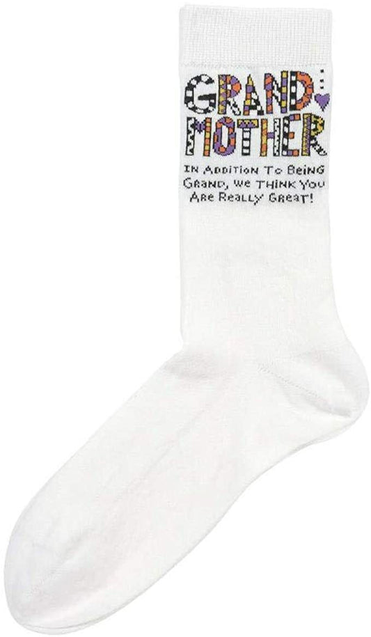 Enesco Our Name Is Mud Cuppa Doodle Grandmother Socks