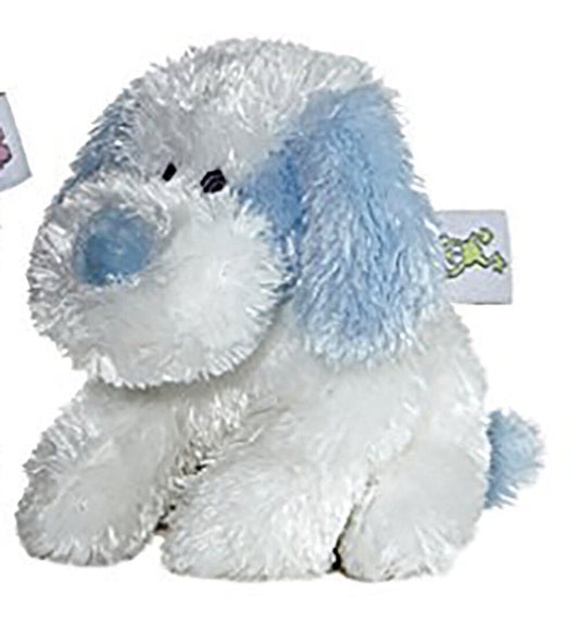 Blue Scruff Dog Rattle 4" by Aurora